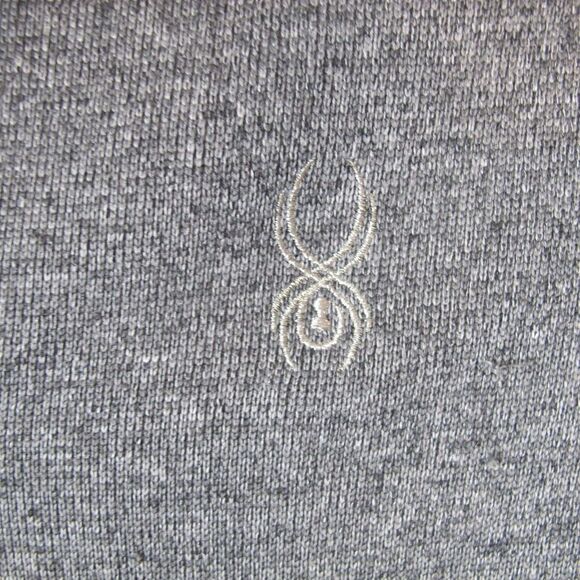 Spyder Gray Full Zip Core Sweater Jacket Women's Large - Picture 3 of 10